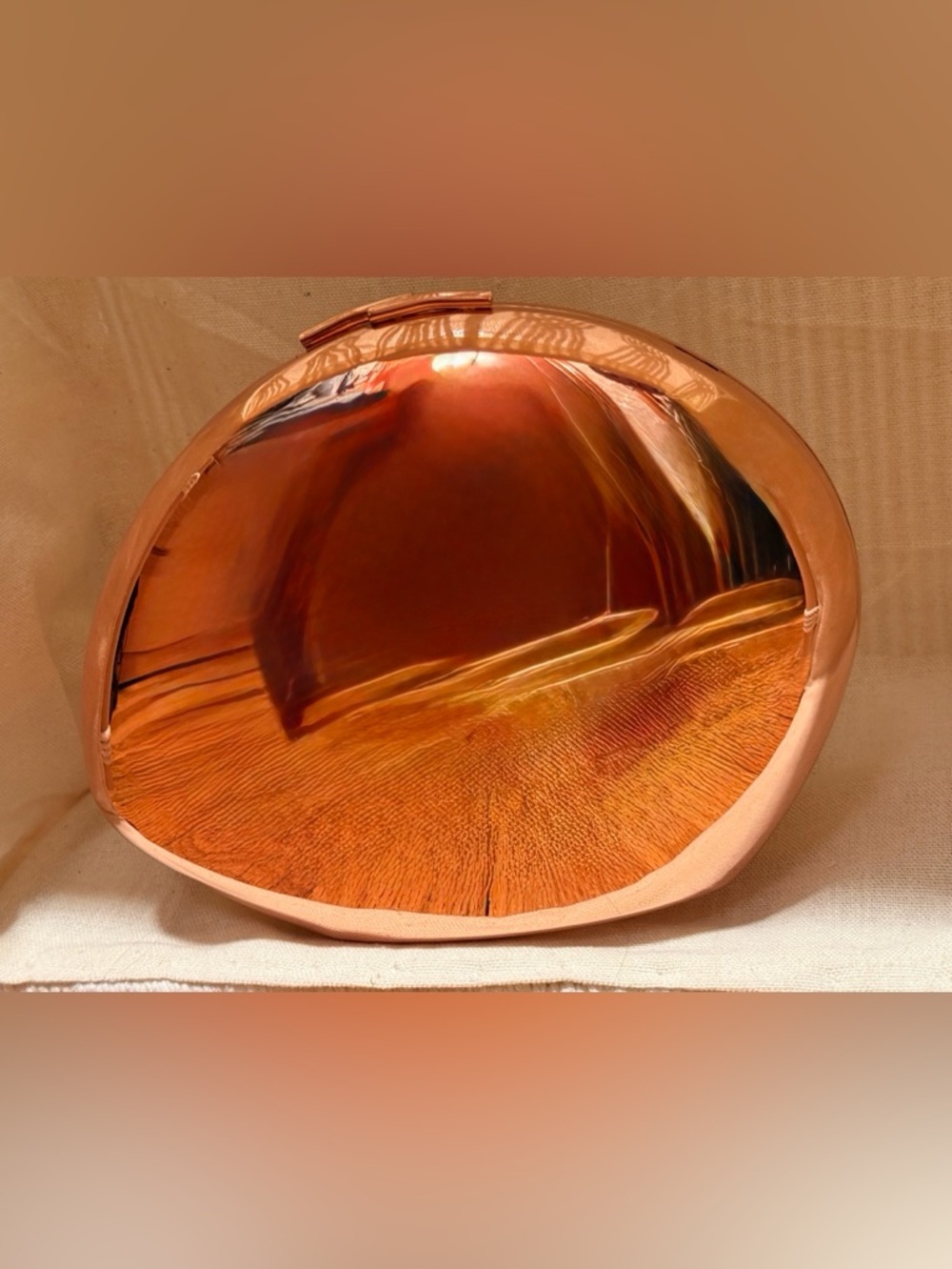 Rose Gold Metallic (Mirror) Clutch